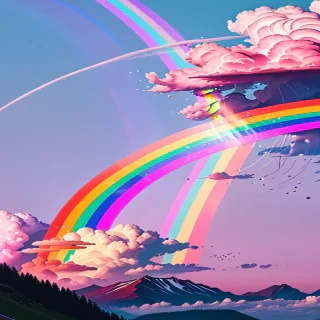aesthetic wallpapers rainbow