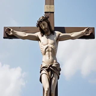 picture of jesus on the cross