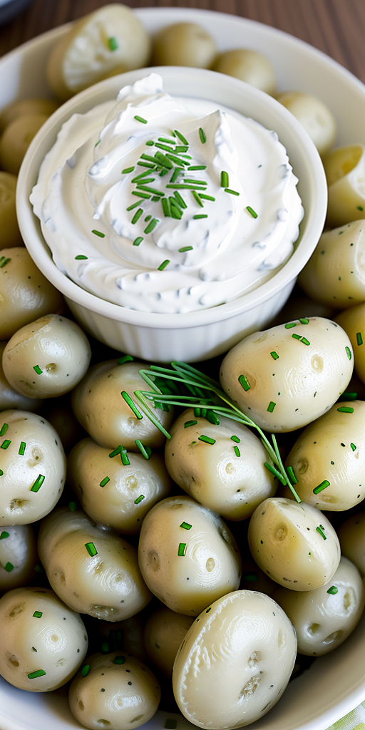 sour cream and chive potatoes