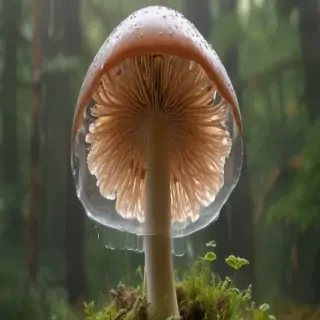 mushroom transparent