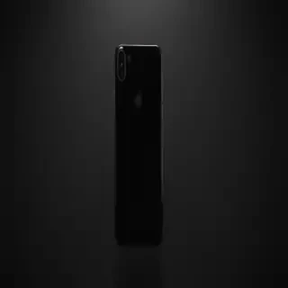 black background phone
