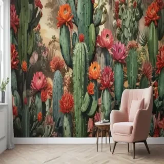 aesthetic cactus wallpaper