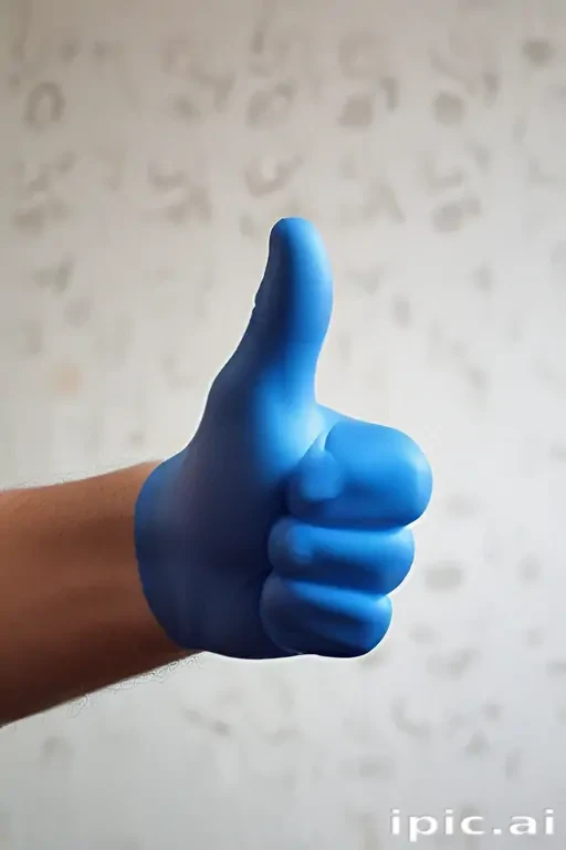 blue thumbs up emoji