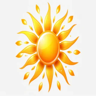 sun clip art transparent background