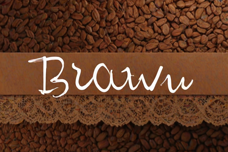 brown aesthetic banner