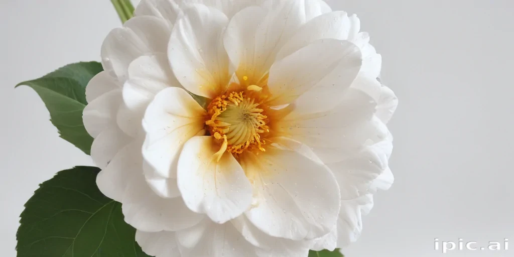 flower white bg
