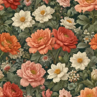 vintage flower illustration