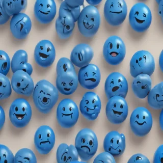 blue emoji