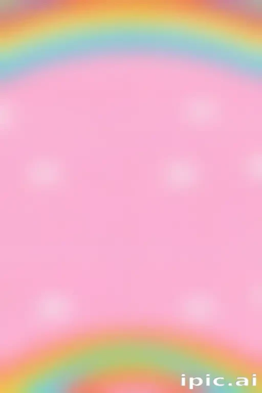 cute rainbow background