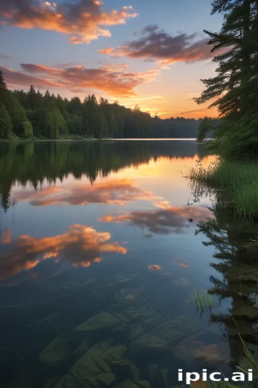 background lake