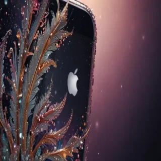 sparkly iphone background