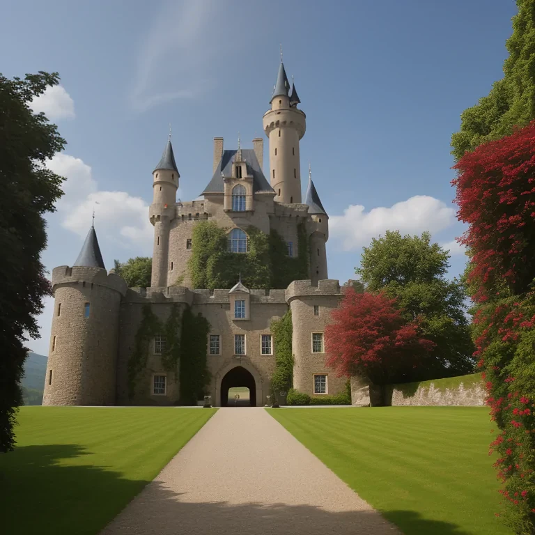 background of a castle