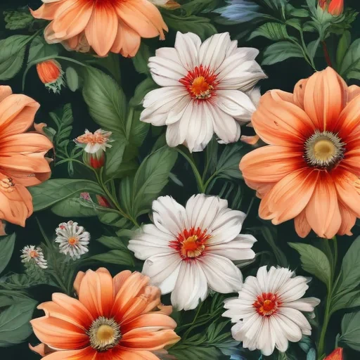 drawing pictures of flowers
