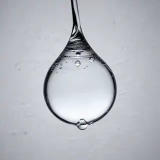 transparent water drop