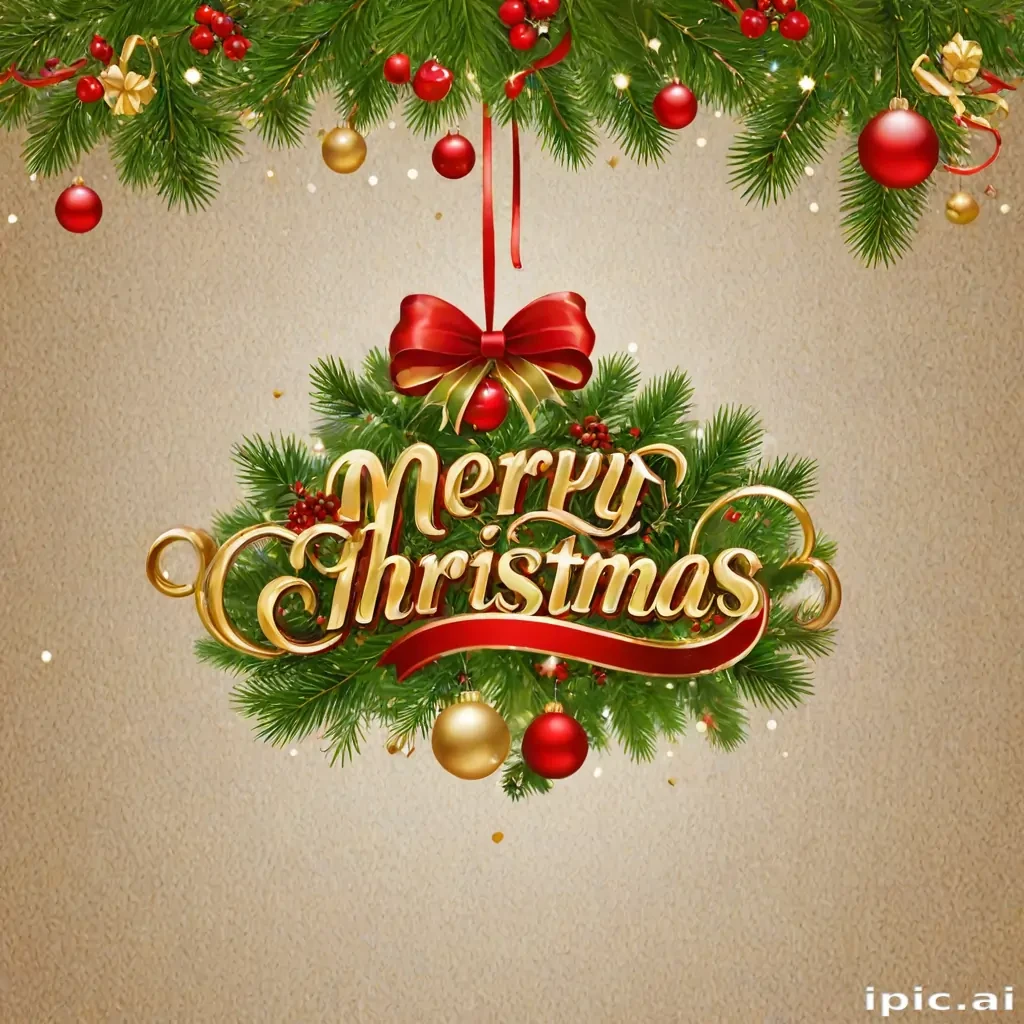 merry christmas clipart transparent background