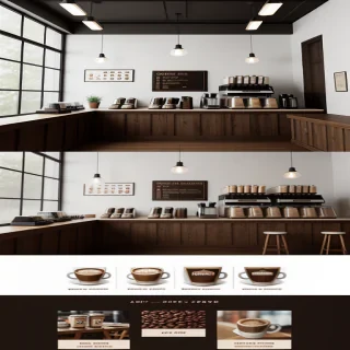 coffee shop mockup
