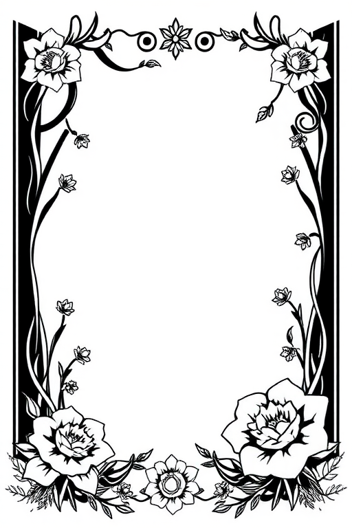 border clip art black and white