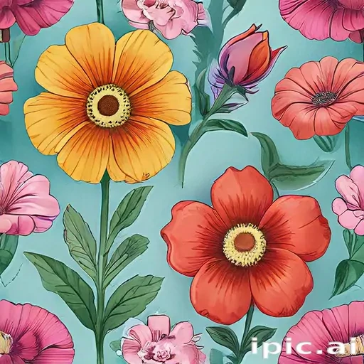 flowers to draw in color