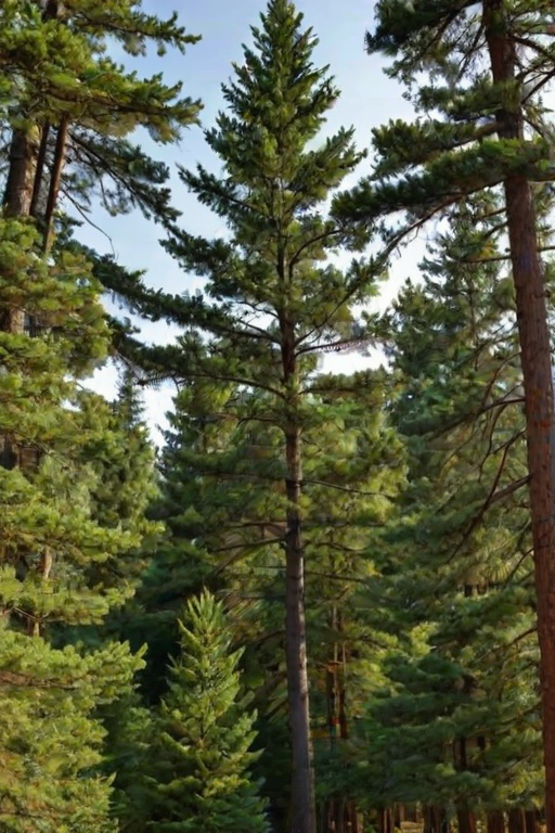 pine trees transparent background