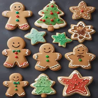 clip art christmas cookies