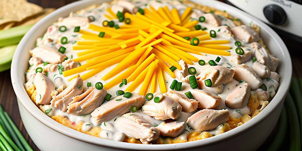 crockpot chicken wing dip with raw chicken