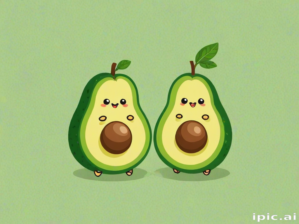 cute avocado wallpaper