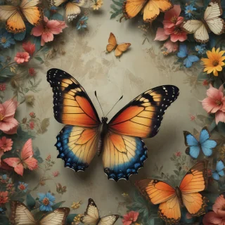 aesthetic wallpaper butterfly