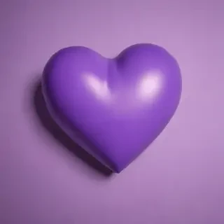 purple aesthetic heart