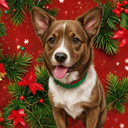 dog christmas backgrounds