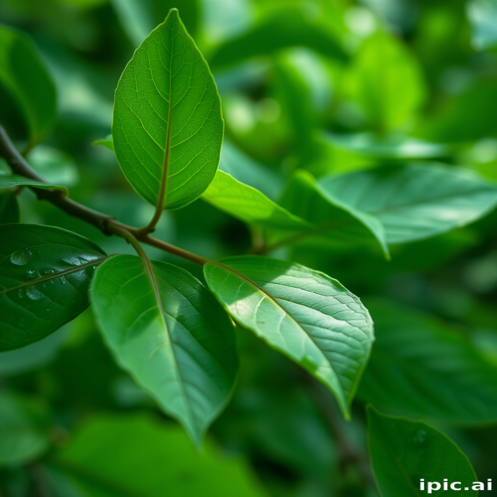 leaves transparent