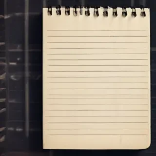 notebook page background