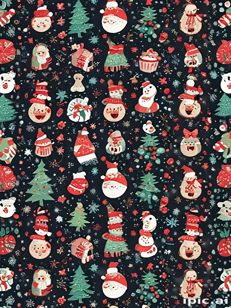 christmas pattern background