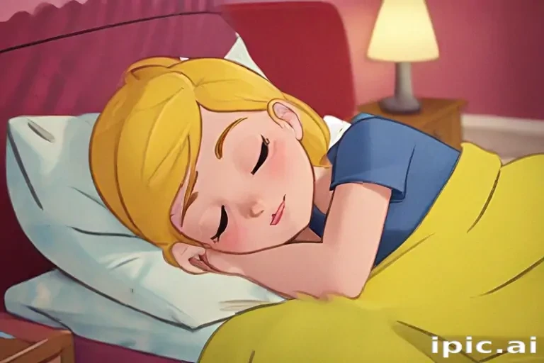 sleeping in cartoons