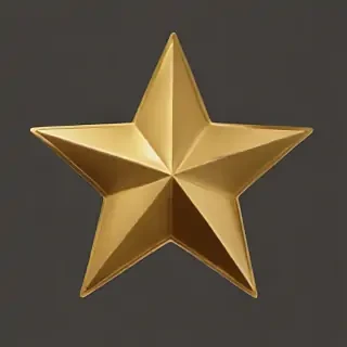 gold star sticker png