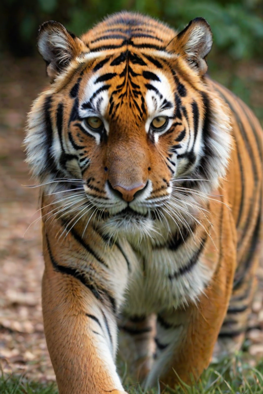 transparent tiger