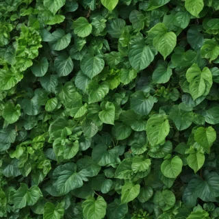 background green leaves