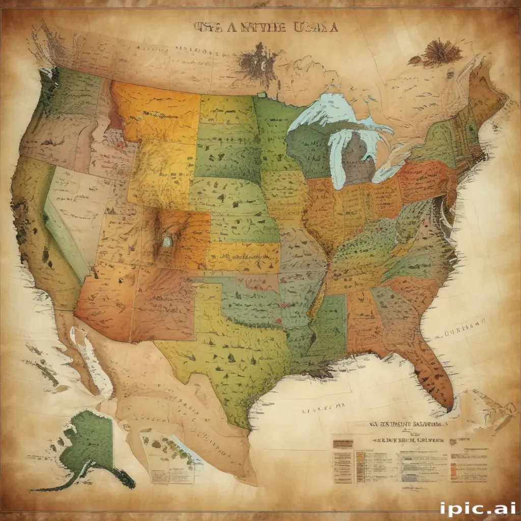 map of the usa states