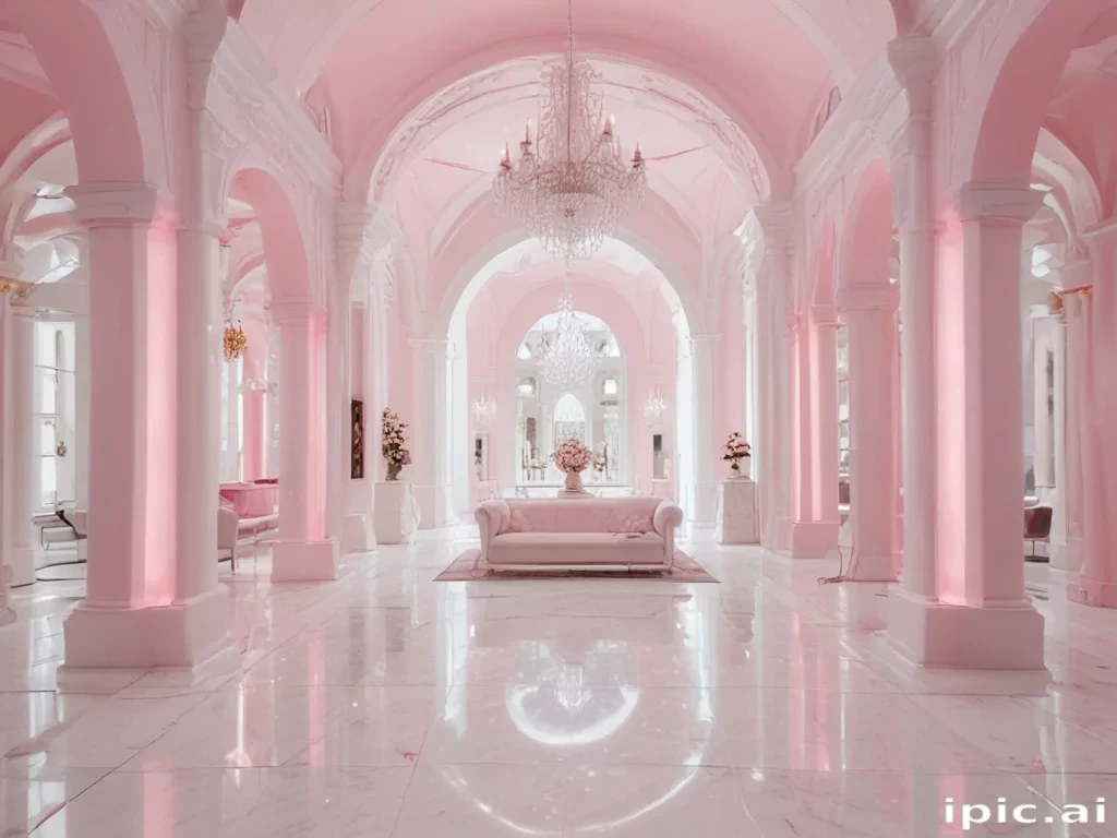 pink and white aesthetic
