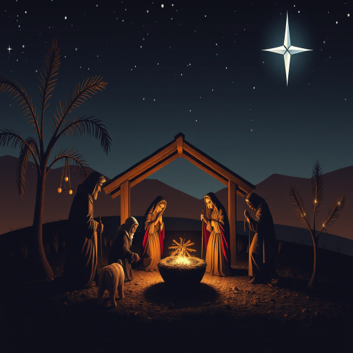 manger scene images free