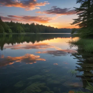 background lake