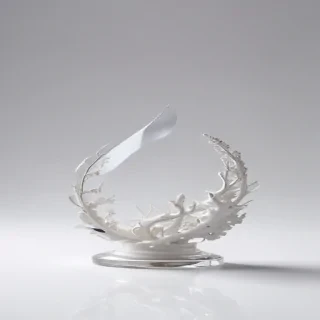 white background