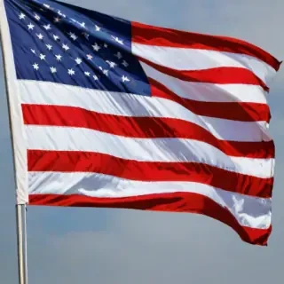 american flag waving png