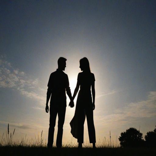 couple silhouette