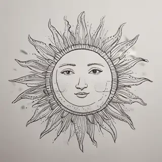 sun doodle