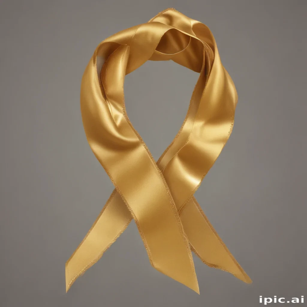 gold ribbon png