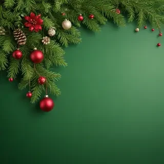 green christmas background