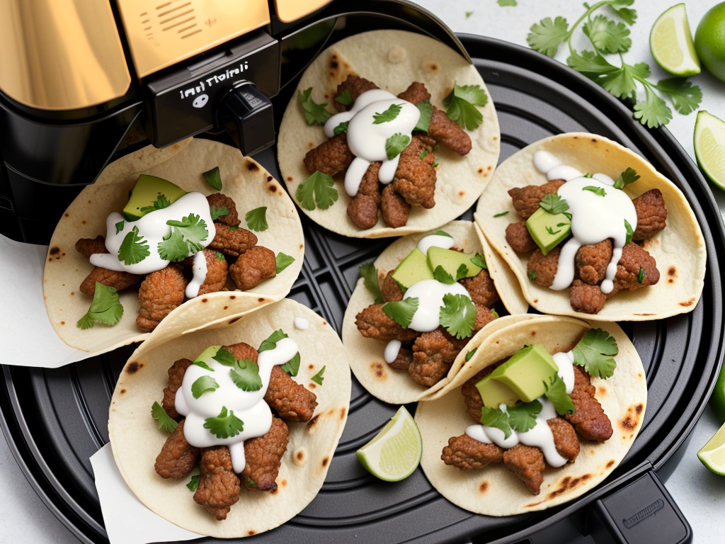 mini tacos in air fryer