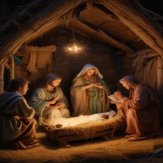 images of the manger scene