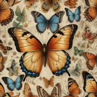 vintage butterfly illustration
