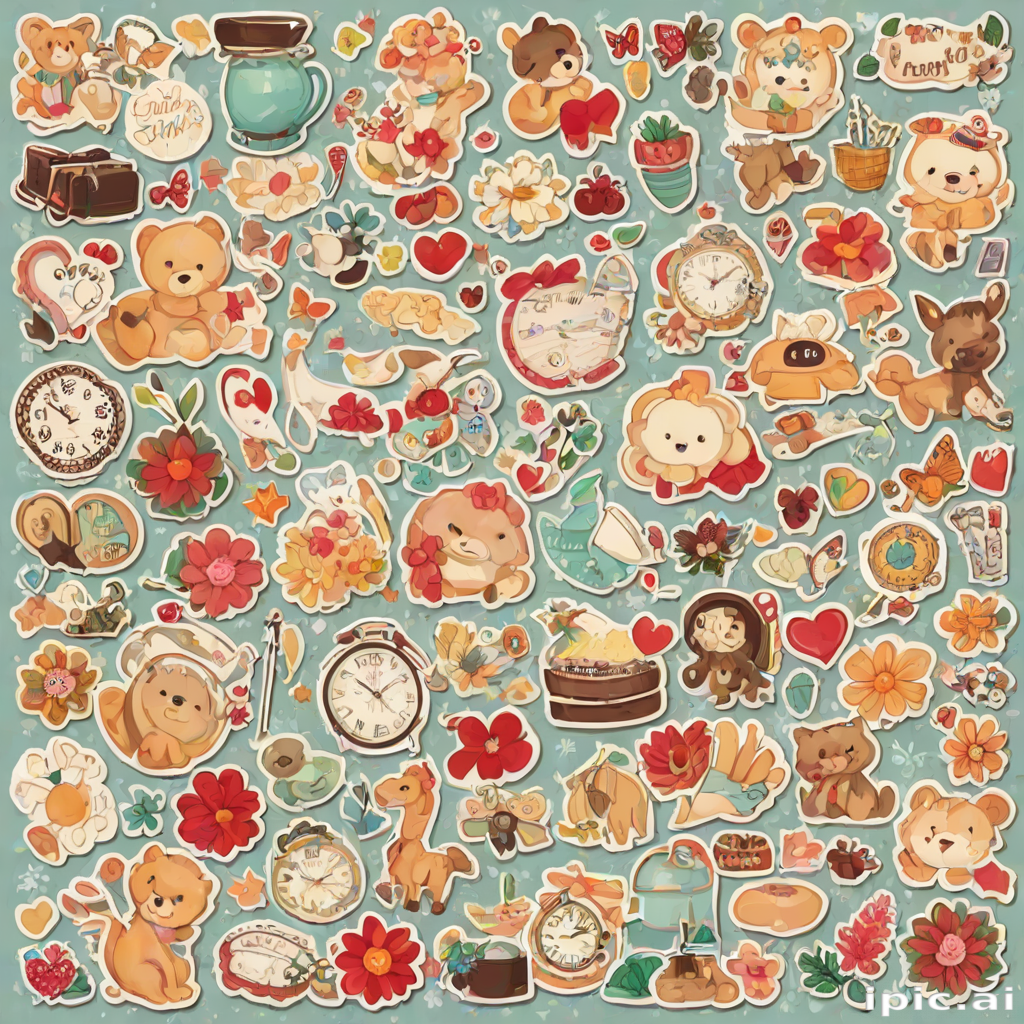 scrapbook stickers png